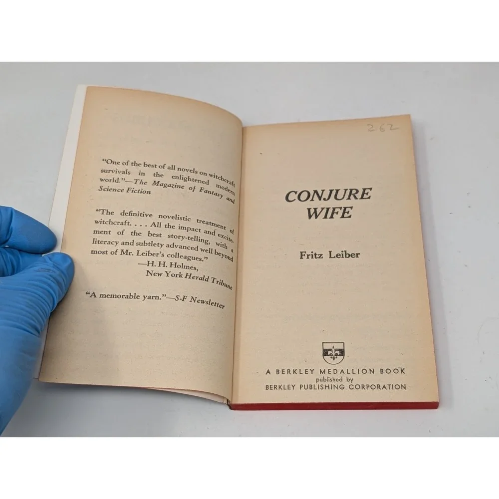 Conjure Wife Burn Witch Burn by Fritz Leiber Horror Paperback Movie Tie-in VTG